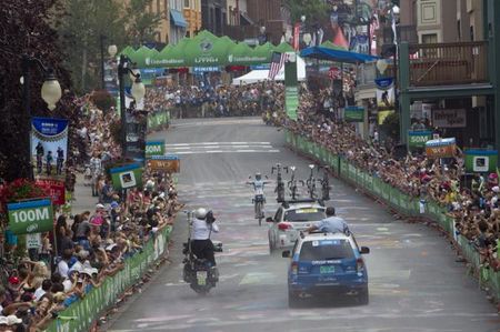 Levi Leipheimer (Omega Pharma-QuickStep) wins the sixth and final stage of the 2012 Tour of Utah