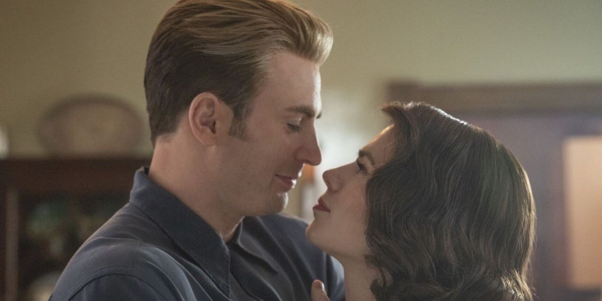 Chris Evans and Hayley Atwell in Avengers: Endgame