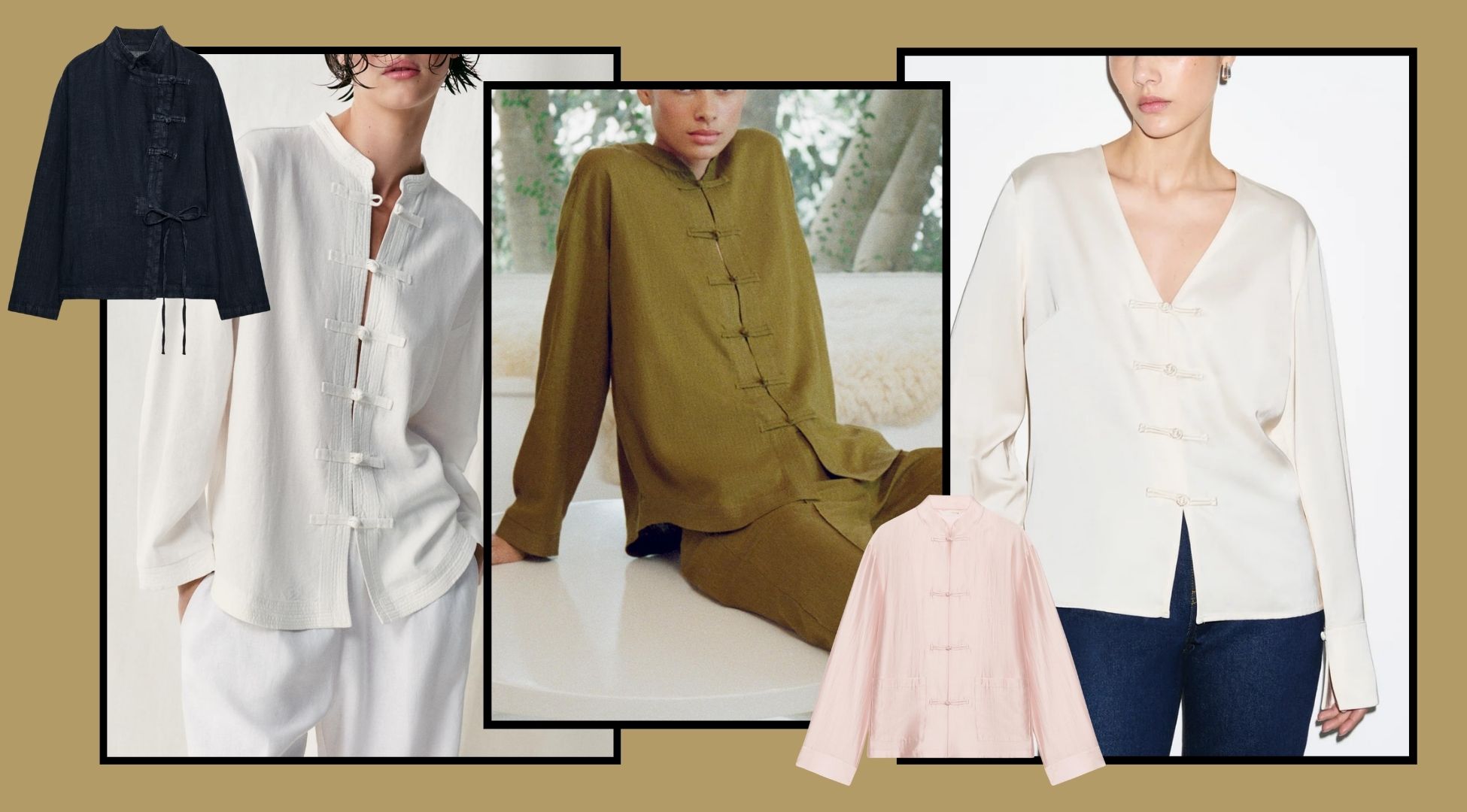 Image of frog fastening shirts