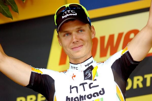 Tony Martin (HTC-Highroad) winner of the stage 20 time trial in Grenoble.