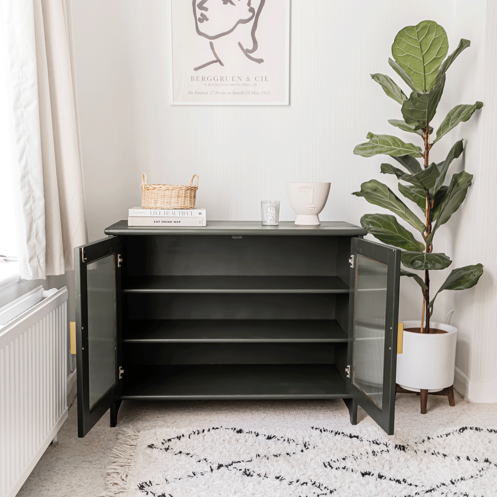 Interiors lover shares budget IKEA cabinet hack with fluted glass film ...