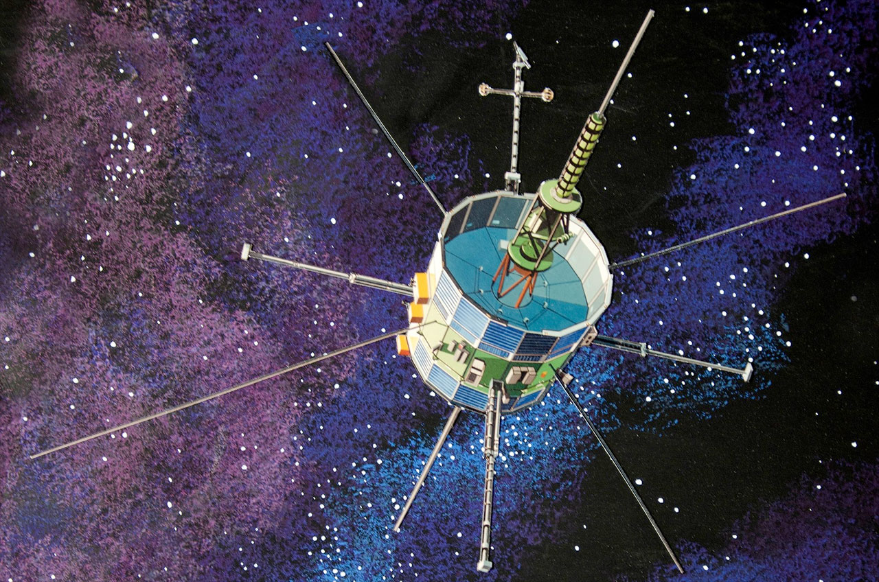 Artist&#039;s Illustration of ISEE-3 (ICE) Spacecraft