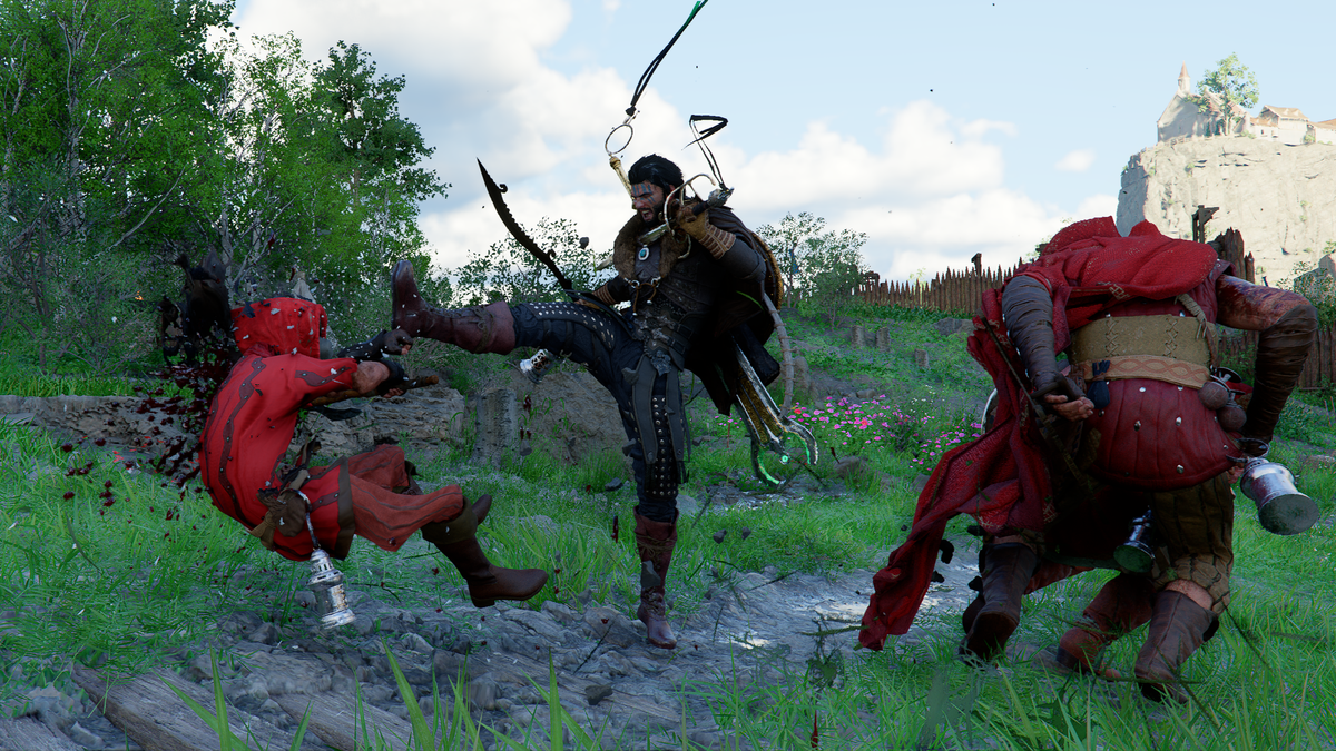 Kliff in combat in Crimson Desert