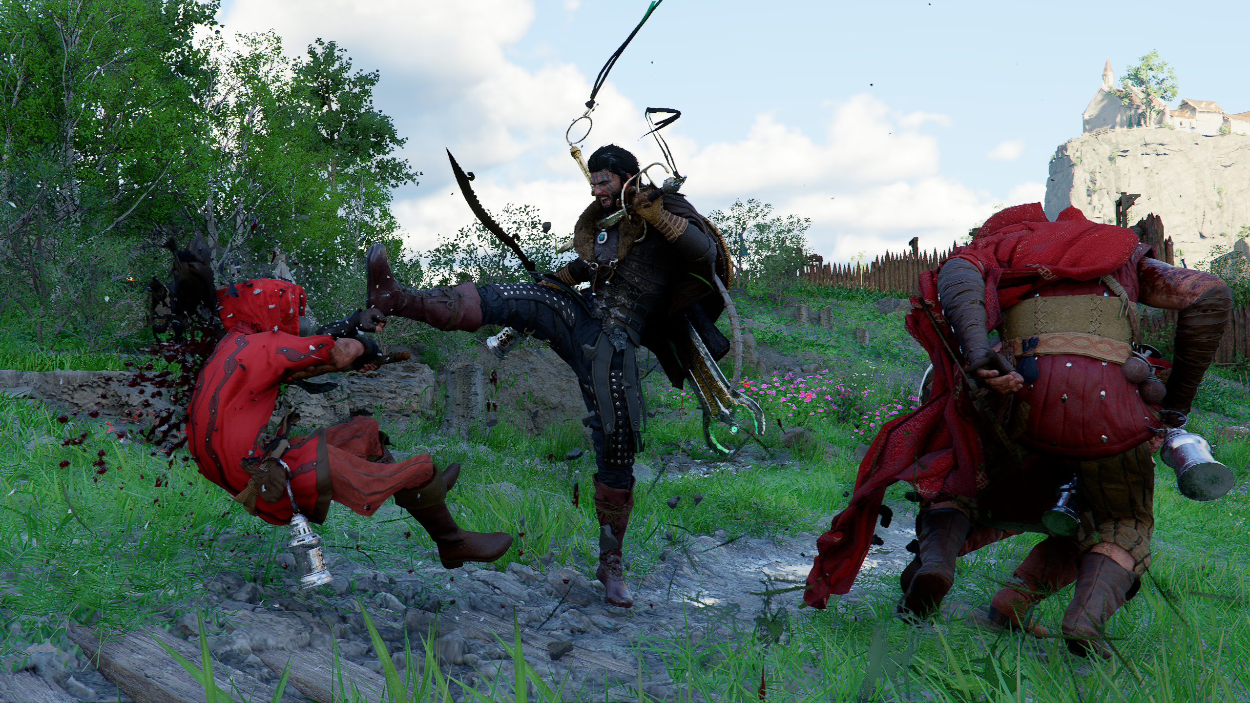 Kliff in combat in Crimson Desert