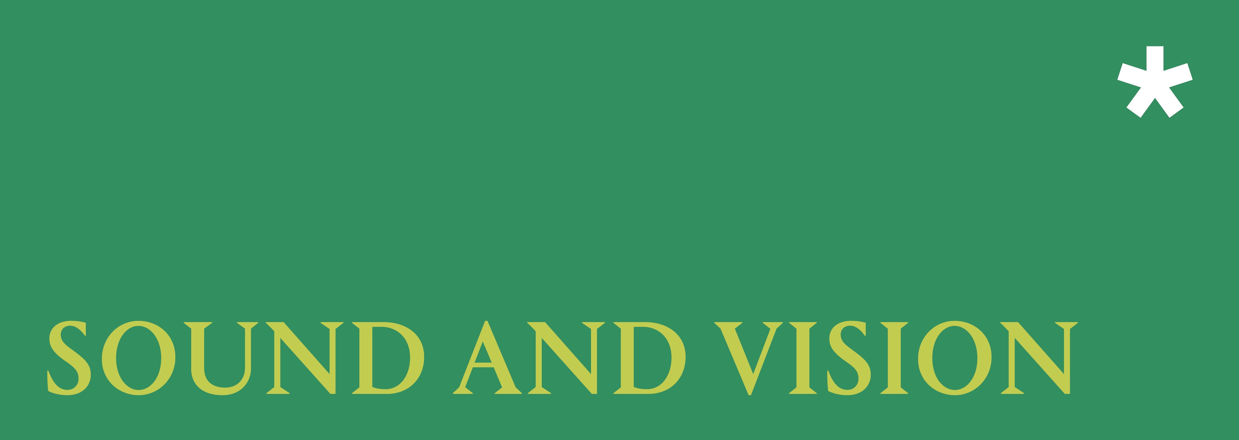 Subhead reading ‘Sound and vision’