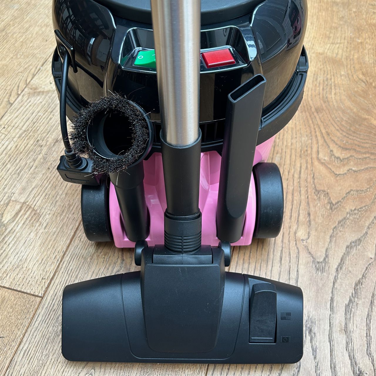 Hetty Hoover during testing at home