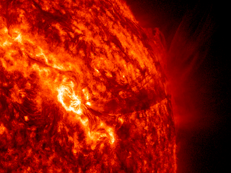 SDO Solar Storm