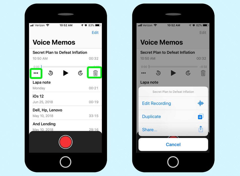 How to Use Voice Memos in iOS 12 iOS 12 Complete Guide Tips, Tricks