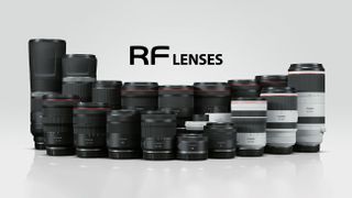 Canon RF lens range