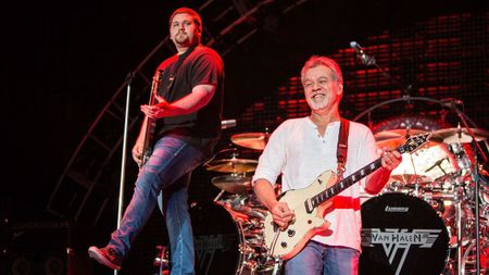 Eddie and Wolfgang Van Halen