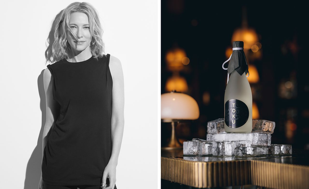 Cate Blanchett and Toku Sake