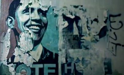 The label "President Zero" derides President Obama's job creation record in Rick Perry's epic, movie-trailer-style campaign video.