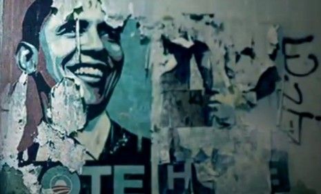 The label &amp;quot;President Zero&amp;quot; derides President Obama&amp;#039;s job creation record in Rick Perry&amp;#039;s epic, movie-trailer-style campaign video.