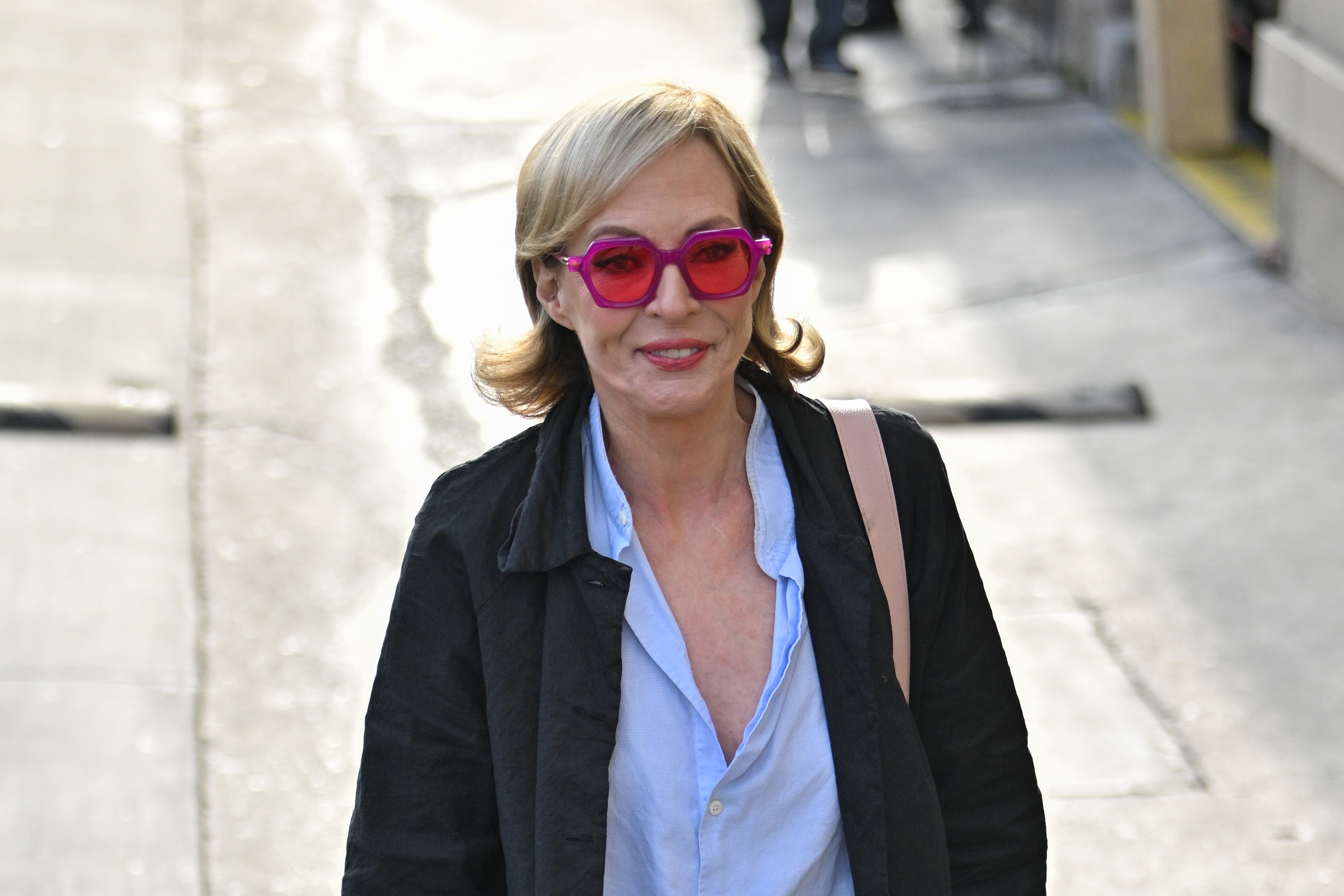 Allison Janney wearing a flipped bob hairstyle.
