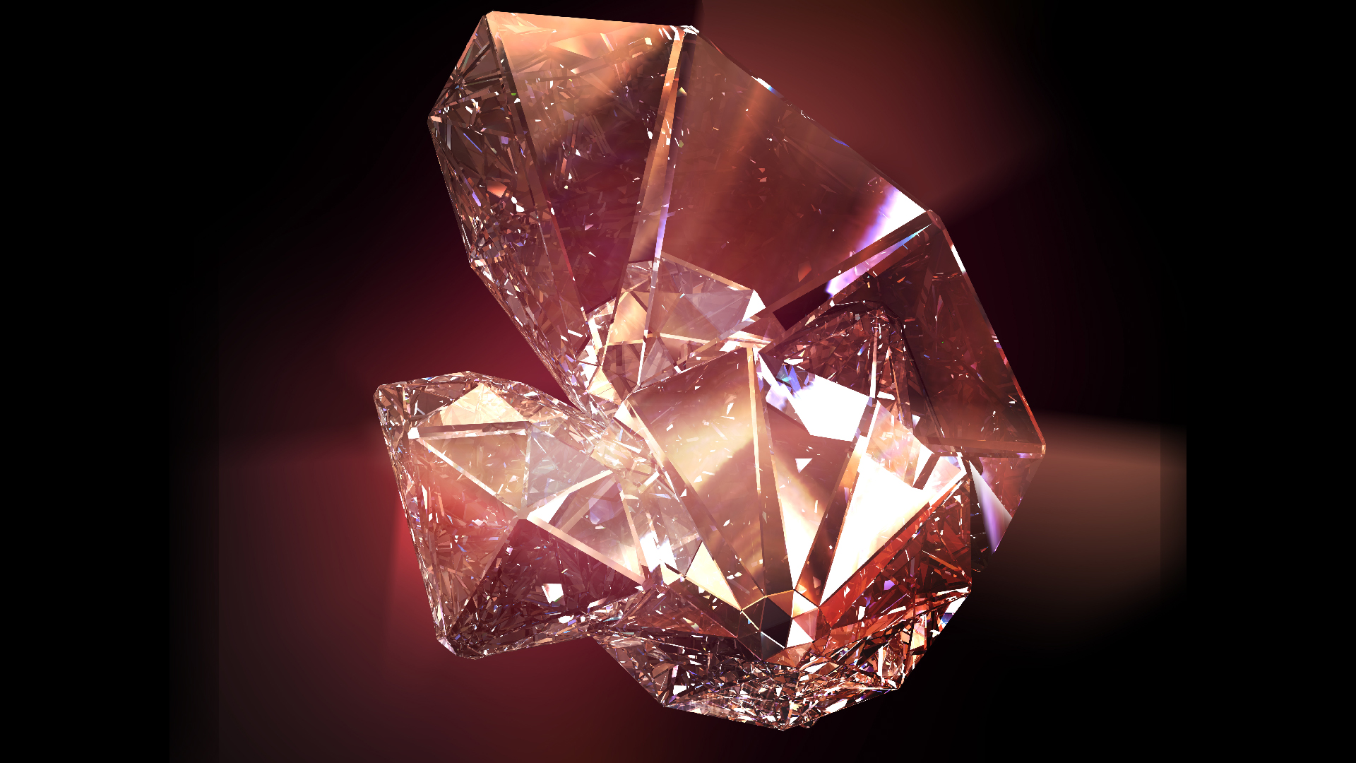an illustration of a sparkling diamond