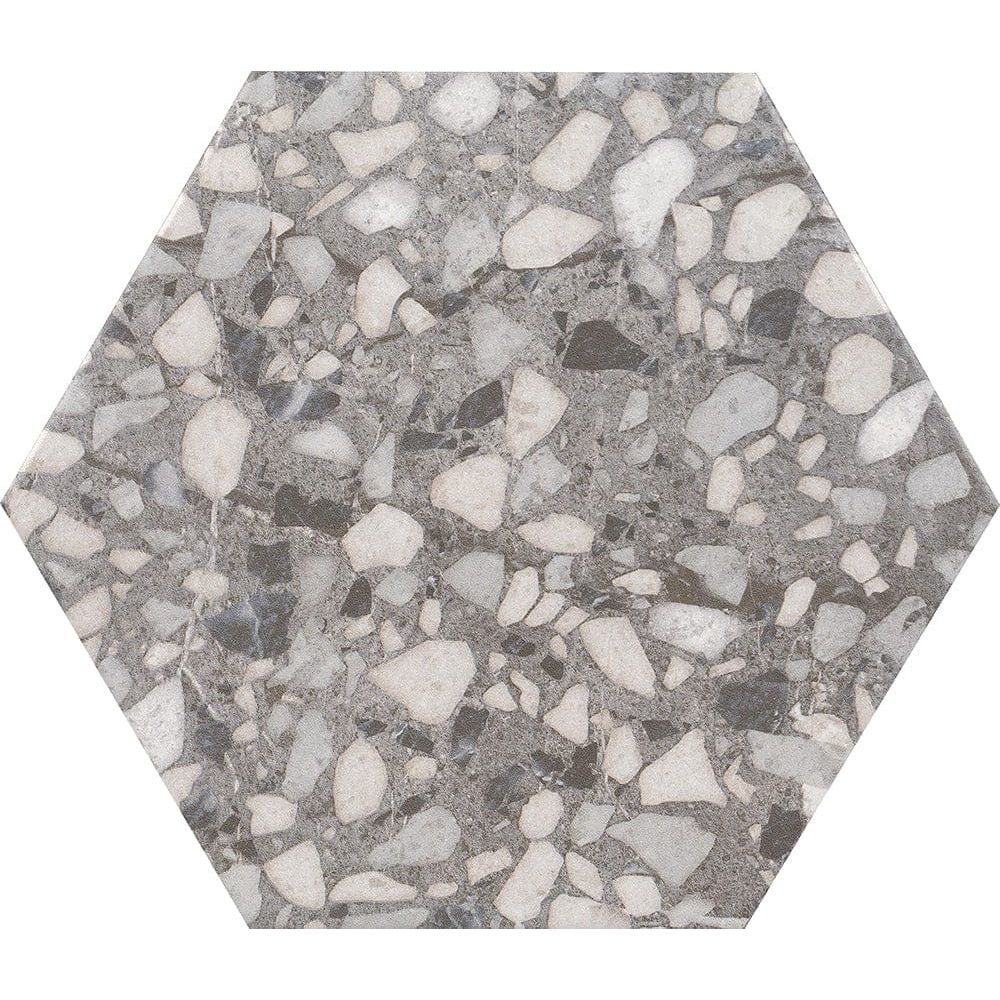 Terrazzo Hexagon Grey