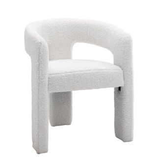 boucle dining chair from wayfair