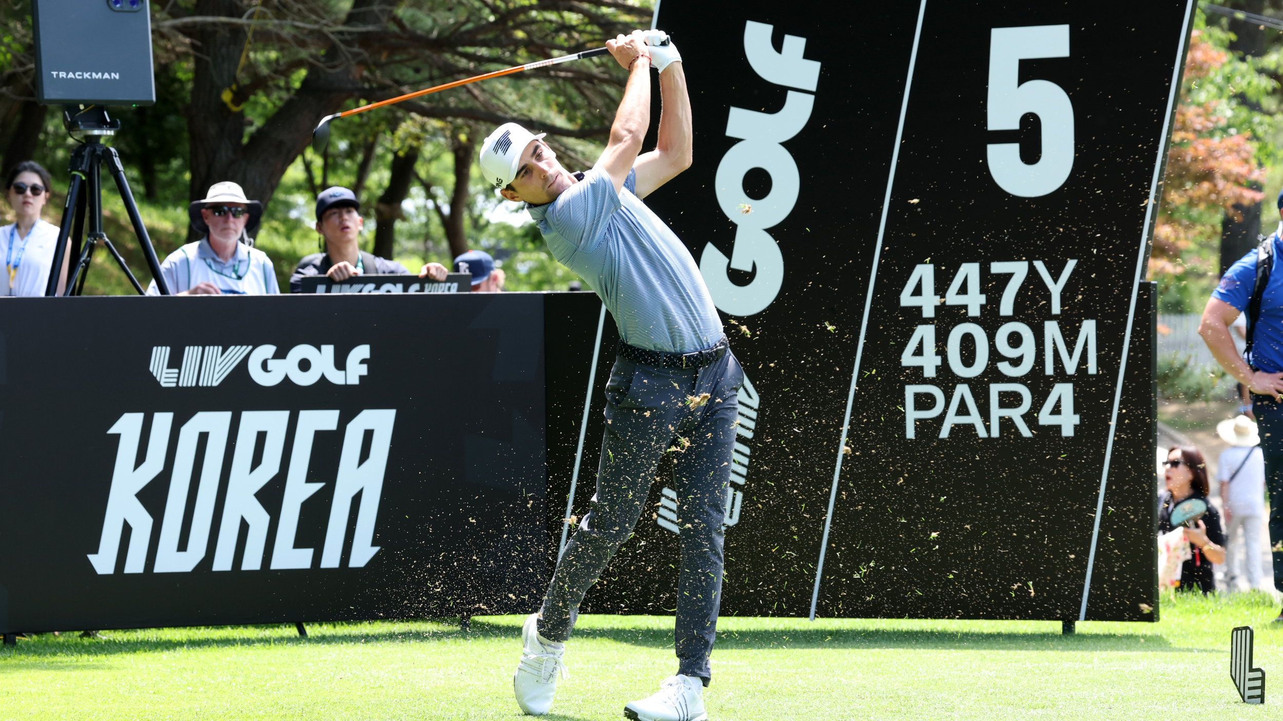 Joaquin Niemann takes a shot at LIV Golf Korea