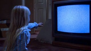 The classic television scene in Poltergeist.
