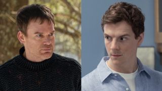 Michael C. Hall's Dexter in Dexter: New Blood paired with Patrick Gibson's Dexter in Dexter: Original Sin