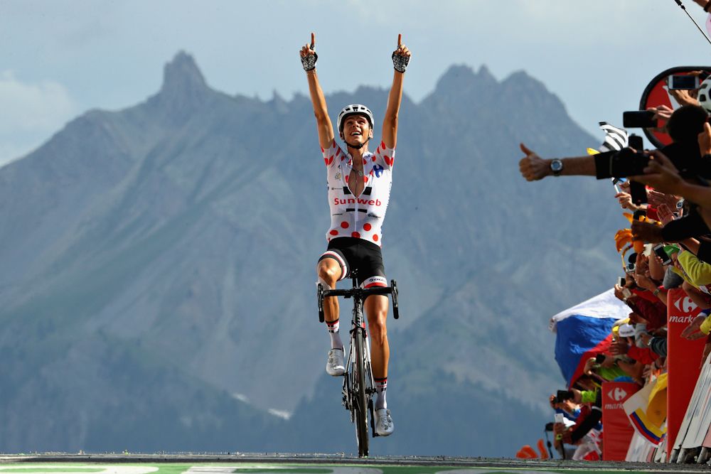 Warren Barguil wins stage 18 at the Tour de France