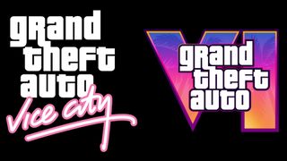 GTA Vice City vs GTA VI logo