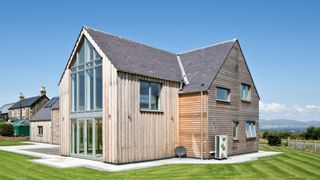 a self build home built with structural insulated panels
