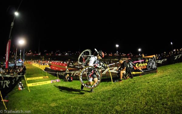 One of the big u-turns that the riders had to make