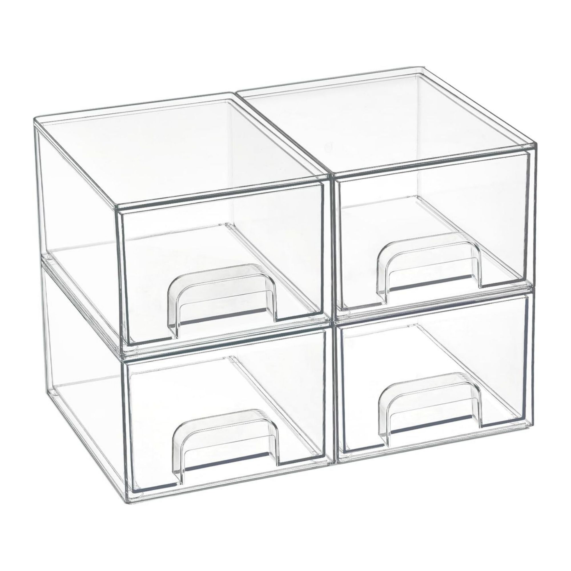 Vtopmart 4 Pack Clear Organiser