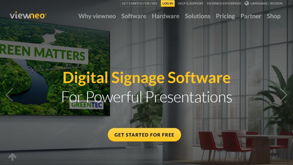 Viewneo website screenshot (February 2026).