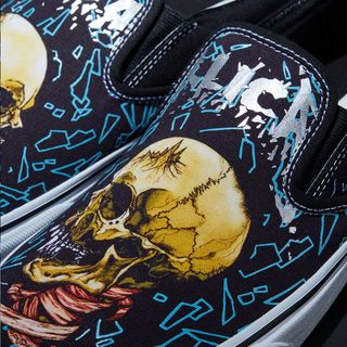Metallica shoe detail