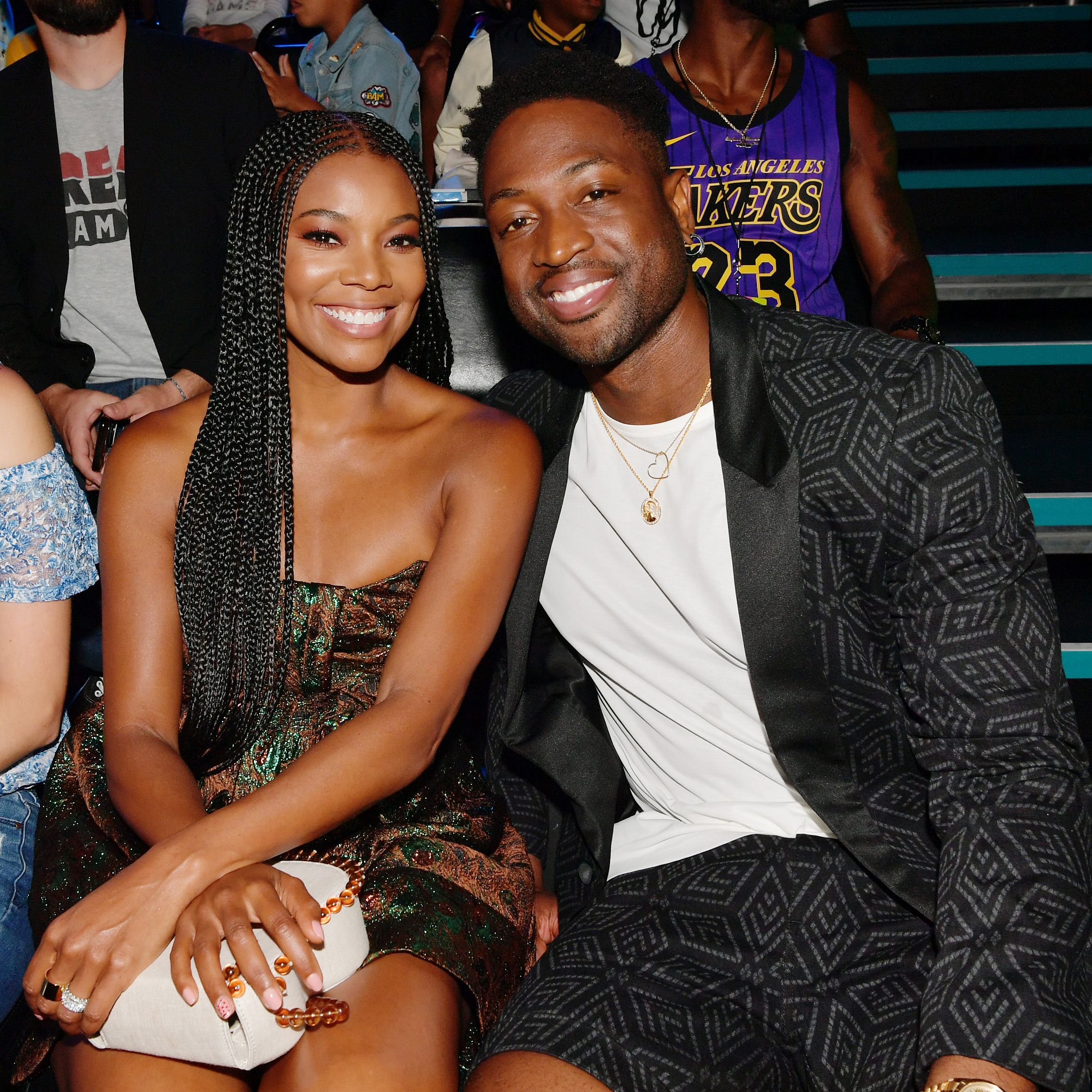 See Gabrielle Union Dwyane Wade Zaya And Kaavia S Family Photo Marie Claire