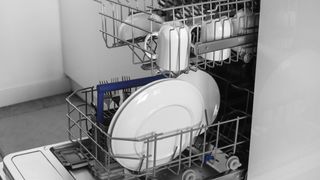 Slimline dishwasher