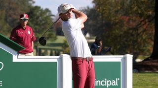 Luke Clanton takes a shot at the East Lake Cup