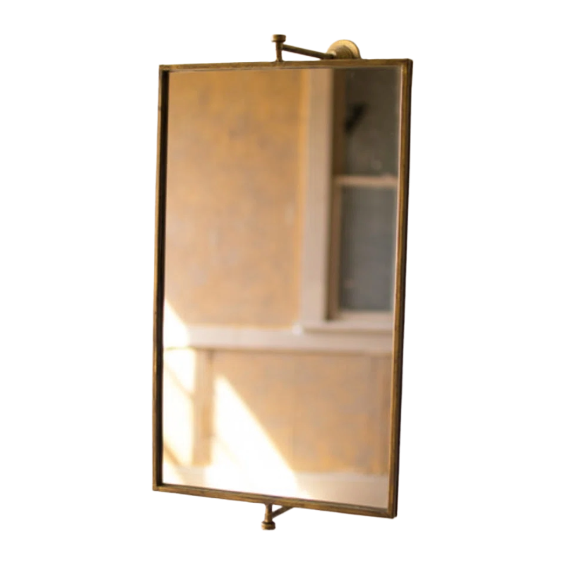 Wayfair, Mercer41 Metal Flat Wall Mirror