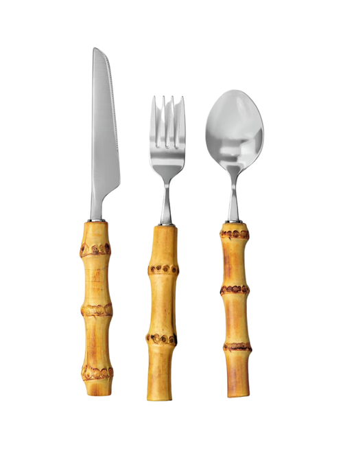 Bamboo Flatware, Set of 3