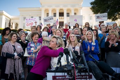 "Women for Moore" rally.