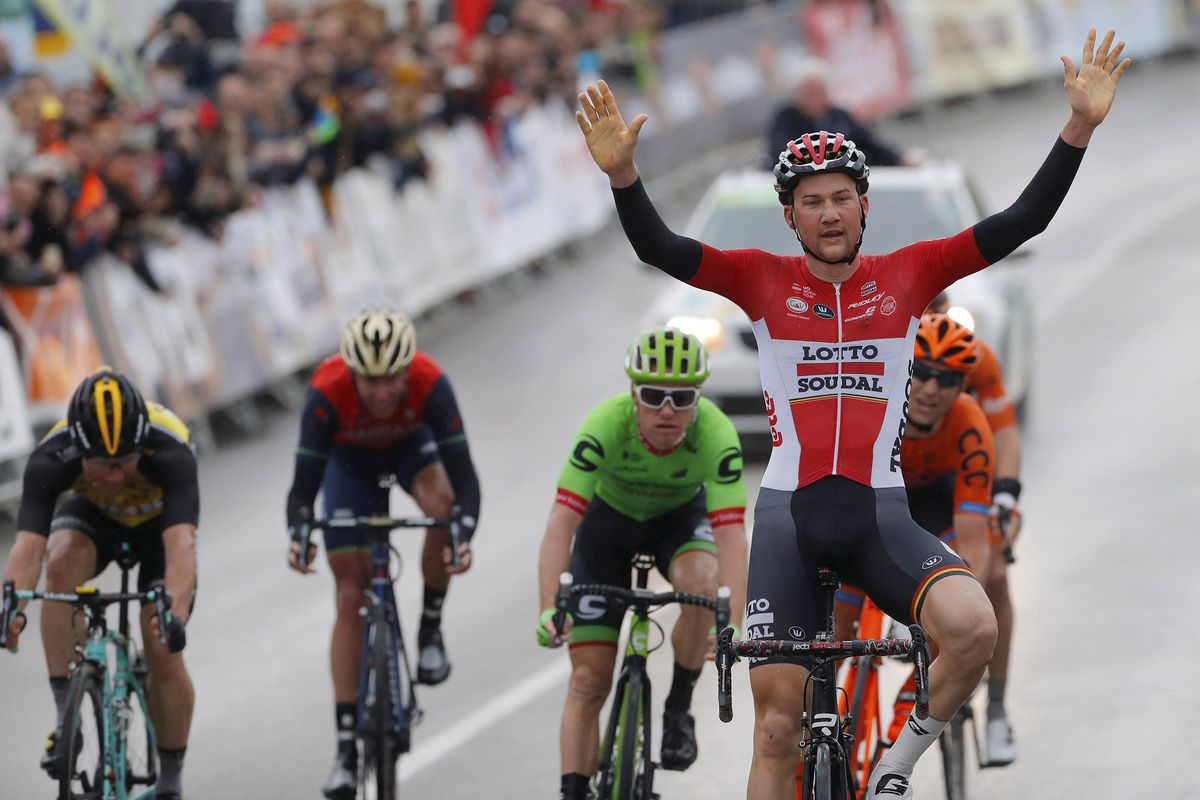 Tim Wellens (Lotto Soudal) wins the final stage