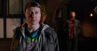 Theo, Milo Entwistle's brother arrives in Hollyoaks.