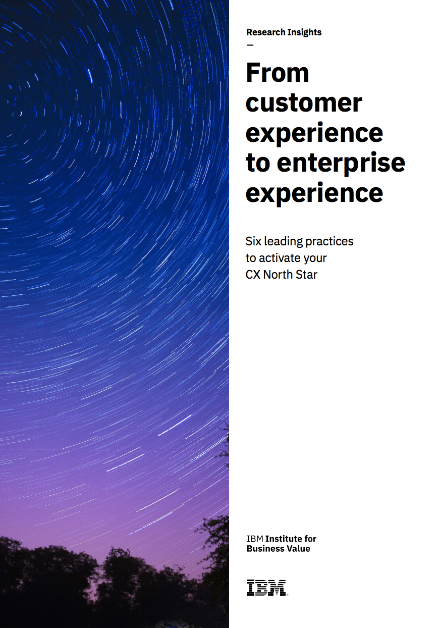 How to improve customer experience - whitepaper from IBM