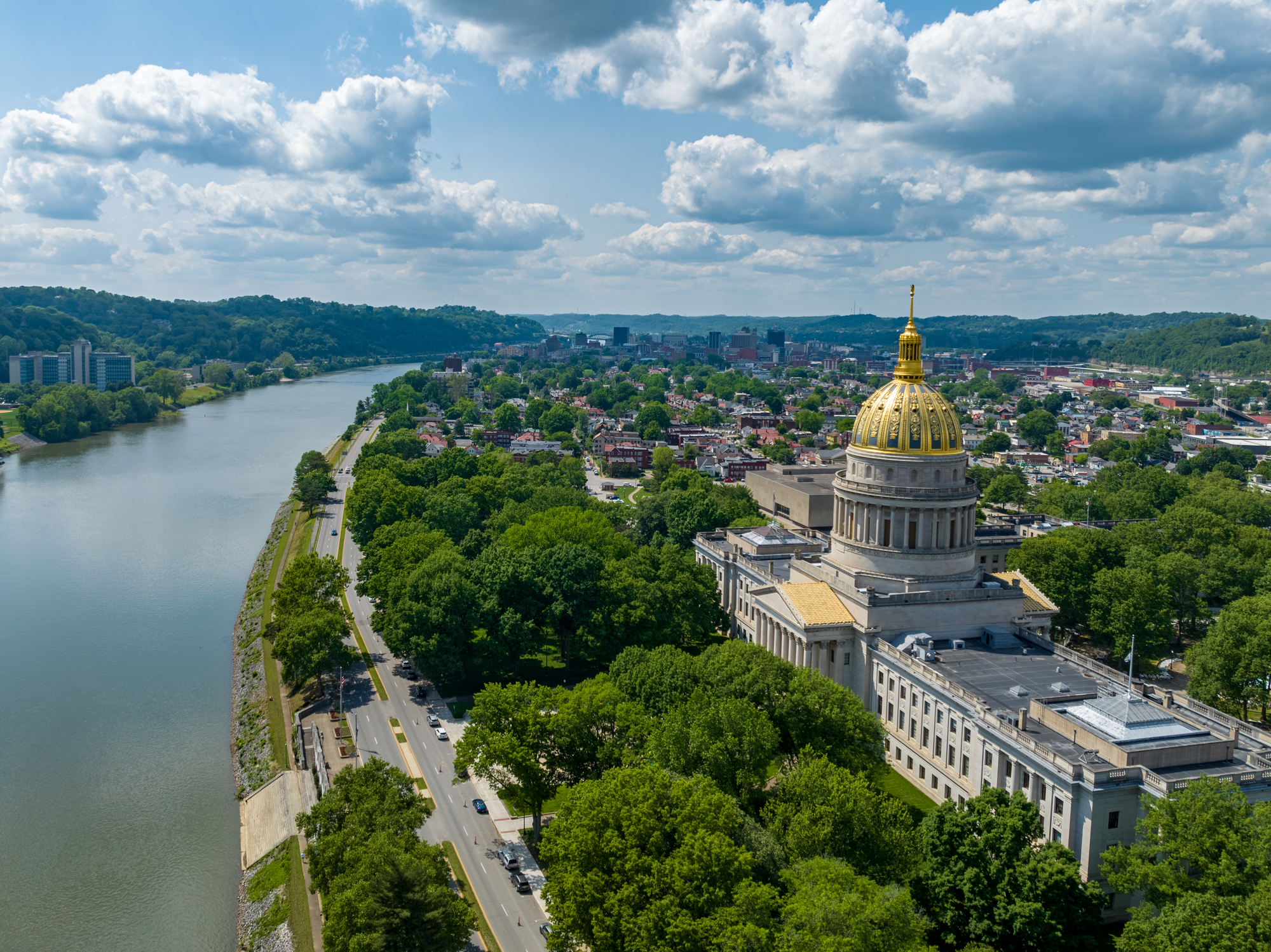 The 293-foot gold atop the capitol is five feet taller than the dome of the United States Capitol. The dome is covered in copper and gold leaf.