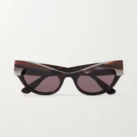 Gucci Cat-Eye Tortoiseshell Acetate Sunglasses:was £395,now £237 at Net-A-Porter (save £158)