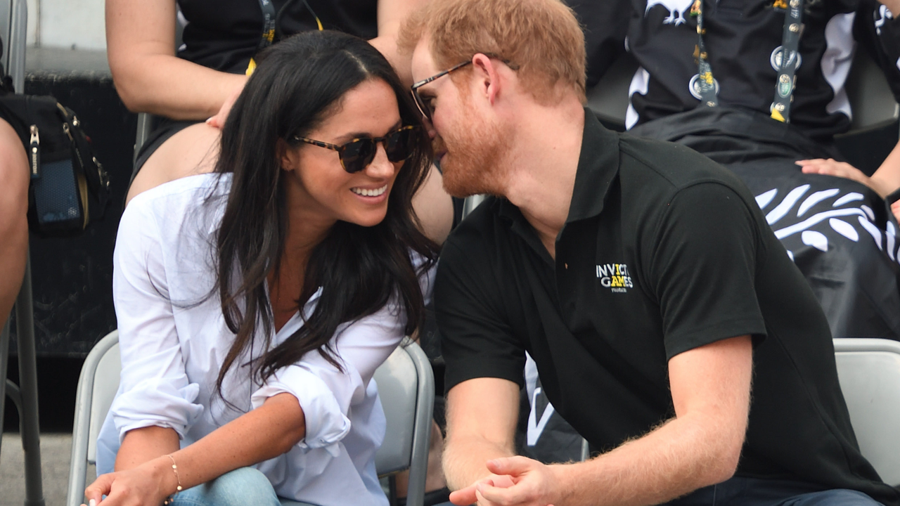 Meghan Markle and Prince Harry attend the Wheelchair Tennis on day 3 of the Invictus Games Toronto 2017 at Nathan Philips Square on September 25, 2017 in Toronto, Canada.