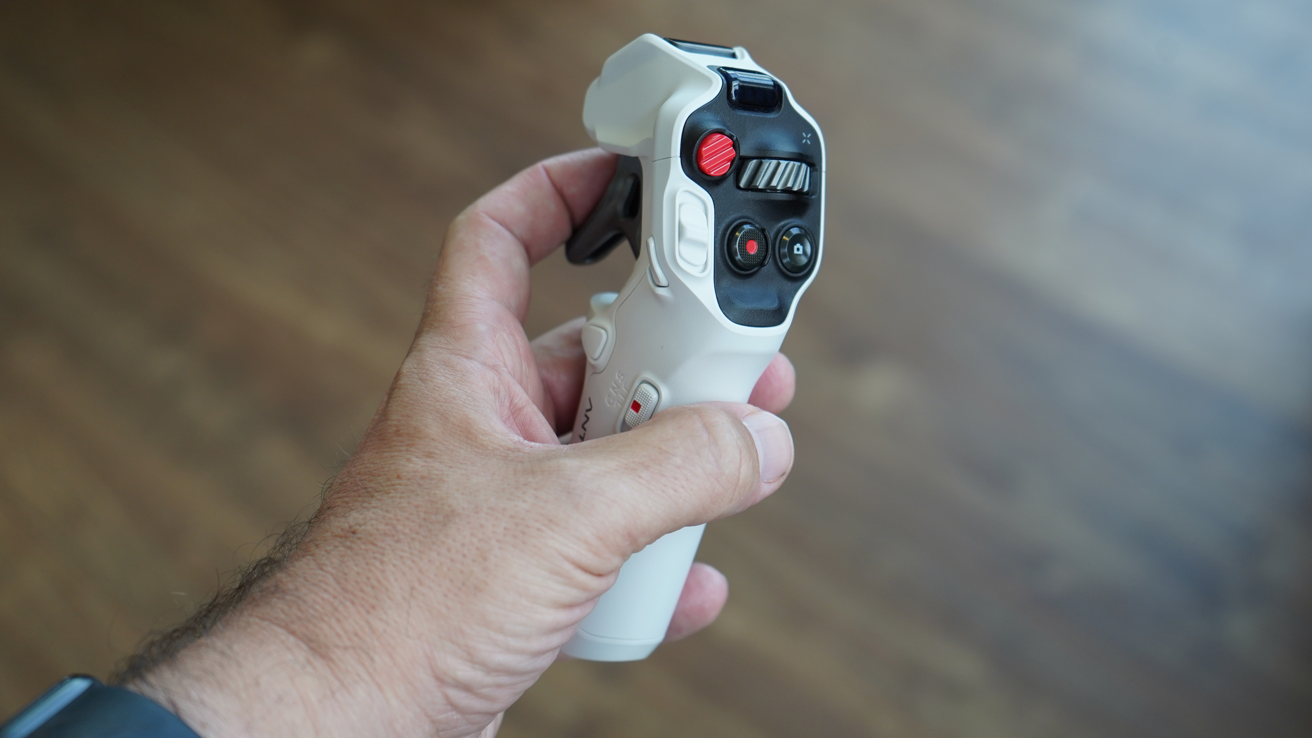 Antigravity Grip Motion controller in Adam Juniper's hand