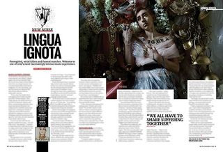 Lingua Ignota in Metal Hammer