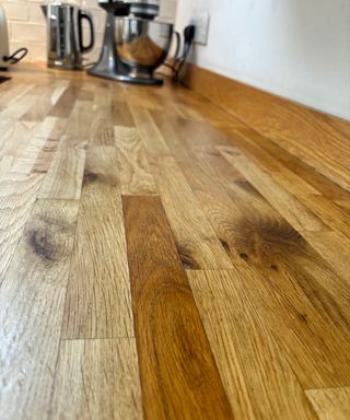 oiled wooden countertops