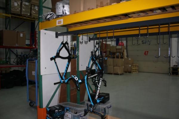 Most of Flecha's bikes are out on the road