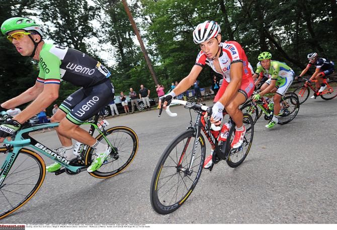 Simon Spilak (Katusha) in the breakaway