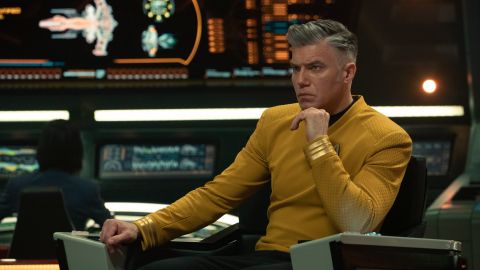 Anson Mount as Pike in Star Trek: Strange New Worlds