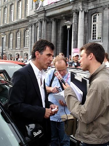 Allain Gallopin talks to radio